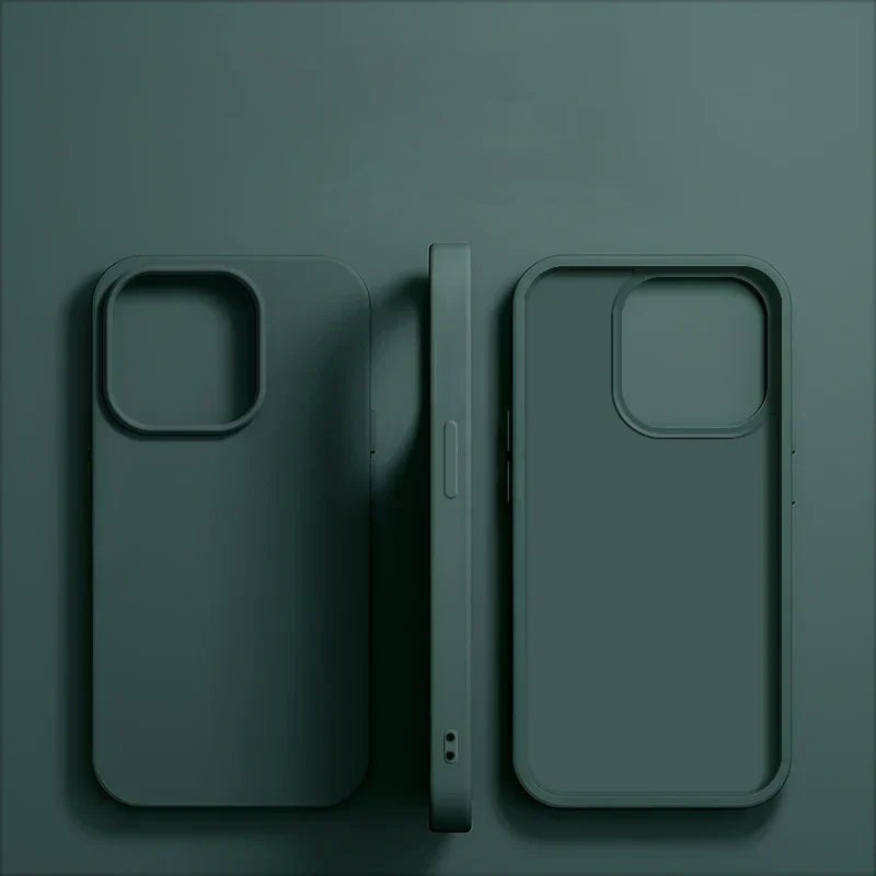 Luxury Liquid Silicone Phone Case for APPLE iPhone 11 13 12 14 15 16 Pro Max Cases for iPhone 15 Plus Shockproof Protector Cover