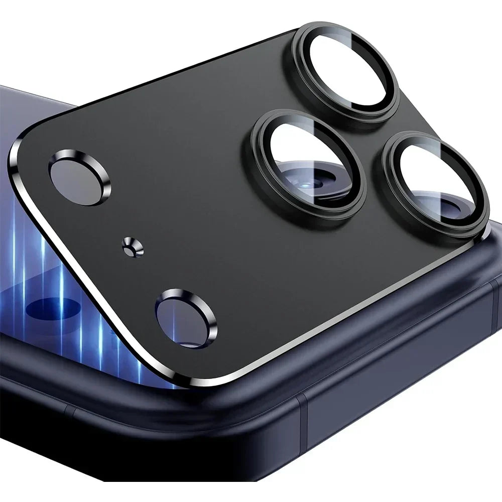 Metal Glass Camera Lens Protector Yij Cover For iPhone 17 Pro Max 17 Air 17 Plusi 17Pro Protection Ziai Phone Accessories Black