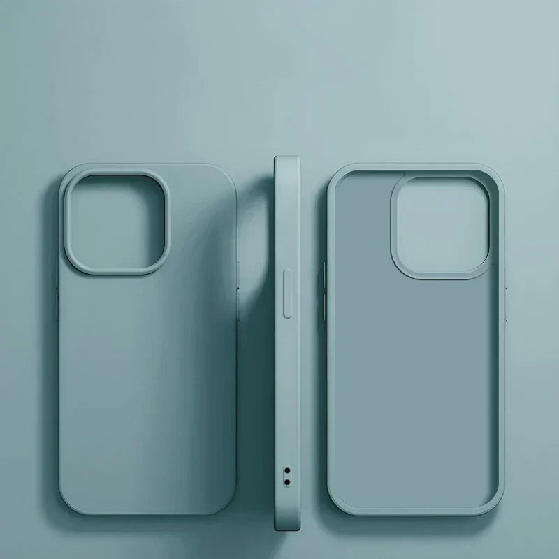 Luxury Liquid Silicone Phone Case for APPLE iPhone 11 13 12 14 15 16 Pro Max Cases for iPhone 15 Plus Shockproof Protector Cover